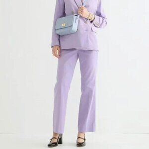 J. Crew Demi-boot Pant In Drapey Lilac Corduroy size 16